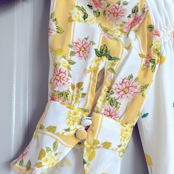 For Love & Lemons Savannah Wrap Mini Dress - Picture 4 of 4